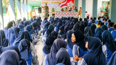 Cegah Perundungan, Babinsa Kodim Bojonegoro Serentak Gelar Penguatan Bela Negara