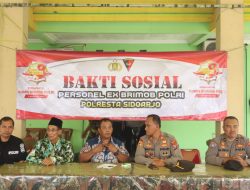 Eks Anggota Brimob Sidoarjo Baksos Peringati HUT Brimob ke-78