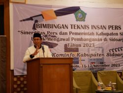 Sinergi Pentahelix, Bupati Minta Pers Kawal Pembangunan Sidoarjo