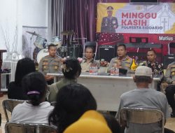 Polresta Sidoarjo Gelar Minggu Kasih di GPPS Watugolong Krian