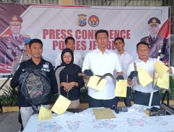 Viral Isu Klitih, Polres Jember Amankan Senjata Tajam dari Hasil Patroli