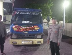 Polsek Prenduan Derak Cepat Amankan Supir Truk Ugal Ugalan