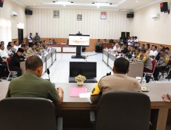 Polres Madiun Kota, Gelar Rakor Eksternal Siapkan Pengamanan Deklarasi Pemilu Damai 2024 oleh PSHT se-Madiun Raya