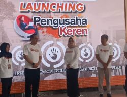 Bupati Mojokerto Ikfina, Melaunching Aplikasi Pengusaha Keren Berbasis Platform Digital Yang Diinisiasi Disperindag