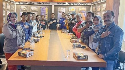 Humas Polresta Sidoarjo Bersama Wartawan Media Online Perkuat Cooling System, Jelang Pemilu 2024
