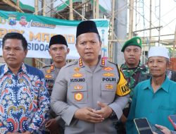 Polresta Sidoarjo Rutin Gelar Jumat Curhat dan Bantu Pembangunan Masjid