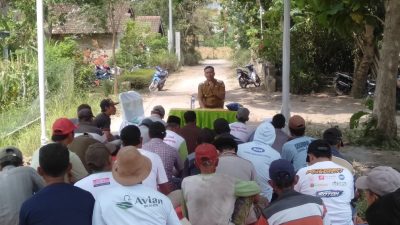 Ketua HKTI Jember, Moh. Sholeh Kumpulkan Para Petani Desa Lojejer