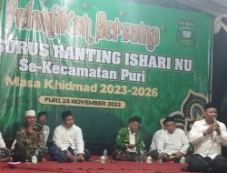 M. Agus Fauzan Hadiri Pelantikan Pengurus Ranting ISHARI NU se Kecamatan Puri