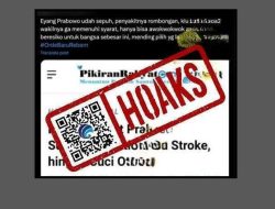 Kabar Hoaks Narasi Kumpulan Riwayat Penyakit Menhan Prabowo Subianto