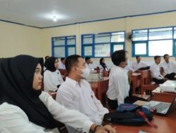 Pertama di Wilayah Kecamatan Kedungadem Tes Perangkat Desa Dengan Sistem CAT