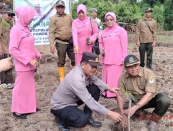 Perhutani KPH Banyuwangi Selatan Gandeng Forkopimka Tegaldlimo Tanam Seribu Pohon di Destinasi Wisata Rintisan Sumber Gedang
