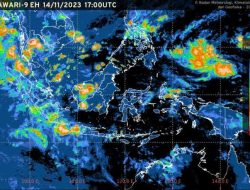 Prakiraan Cuaca Kota di Indonesia untuk Rabu 15 November