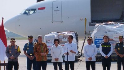 Presiden Jokowi Lepas Bantuan Kemanusiaan Palestina Tahap II