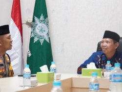 Berkunjung ke PCNU, Kapolresta Sidoarjo Ajak Tangkal Hoaks Jelang Pemilu 2024