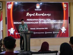 Mendekati Hari H, Bupati Sidoarjo Instruksikan Camat Jaga Distribusi Logistik Pemilu 2024