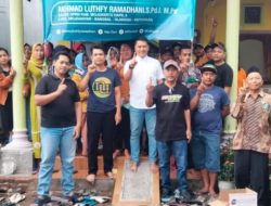 Caleg PKB Kabupaten Mojokerto Dapil 5 Nomor Urut 1 Akhmad Luthfy Ramadhani Gelar Sosialisasi di Dusun Dempel