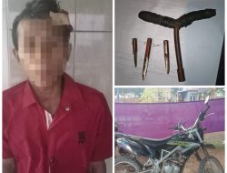 Polisi Amankan Pelaku Curanmor di Abung Selatan