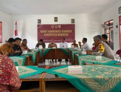 Kabag Ops Polres Wonogiri Hadiri Rakor Kominda Hadapi Kerawanan Pemilu 2024