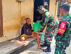Penutupan Latgulbencal di Wilayah Kodim Bojonegoro Diwarnai Aksi Bagi-bagi Sembako