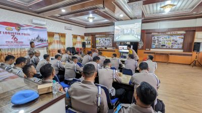 Polres Wonogiri Ikuti Zoom Meeting “Tahapan Pemilu, Pengawasan, dan Pola Pengamanannya” Bersama Biro SDM Polda Jateng