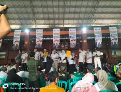 Deklarasi Tim Kampanye Pemenangan AMIN di Mojokerto Dihadiri Ribuan Massa, Yakin Menang Satu Putaran