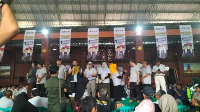 Deklarasi Tim Kampanye Pemenangan AMIN di Mojokerto Dihadiri Ribuan Massa, Yakin Menang Satu Putaran