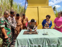 Kapolres Lumajang Resmikan Sumur Bor Bantu Kebutuhan Air Bersih untuk Warga