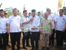 Meningkatkan Potensi Pasar Tradisional, Pemdes Sri Agung Kecamatan Sungkai Jaya Lampura Resmikan Pasar Tempel
