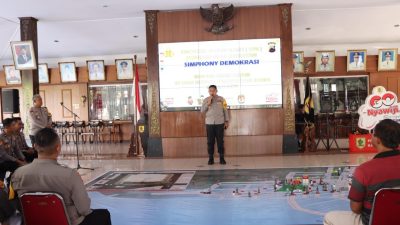 Polres Wonogiri Gelar TFG Jelang Konser Musik Sosialisasi Kepemiluan KPU Wonogiri