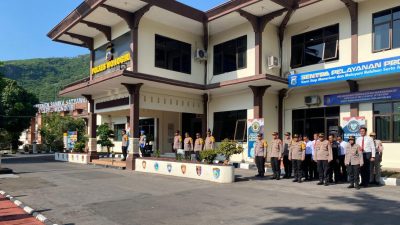 Wakapolres Wonogiri Tekankan Netralitas Anggota Polri saat Apel Pagi