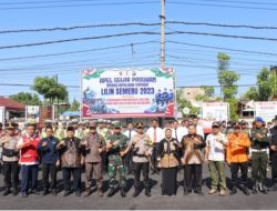 Pastikan Nataru Aman dan Lancar, Kapolres Bojonegoro Pimpin Apel Gelar Pasukan Ops. Lilin Semeru 2023