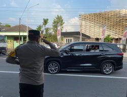 Kapolres Pimpin Langsung Pengamanan Kunjungan Capres RI 2024 di Kabupaten Wonogiri