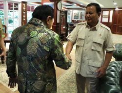 Prabowo Terima Kunjungan A.M. Hendropriyono di Kemhan