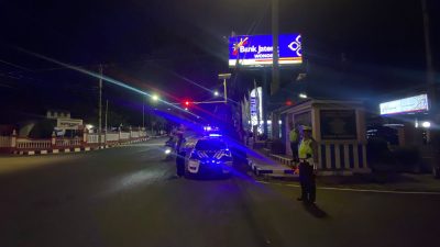 Patroli Blue Light Sat Lantas Polres Wonogiri Ciptakan Rasa Aman dan Nyaman Jelang Ops Lilin Candi 2023