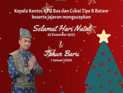 Iklan NATARU: Kepala Kantor Bea dan Cukai Tupe B Batam
