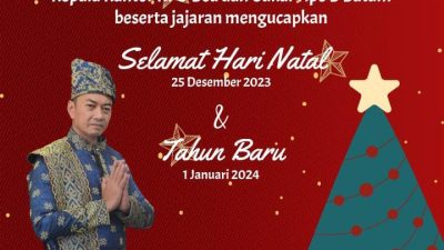 Iklan NATARU: Kepala Kantor Bea dan Cukai Tupe B Batam