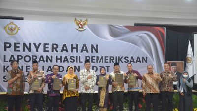 Pemkab Sidoarjo Serahkan LHP Kinerja dan PDTT Semester II Tahun 2023 ke BPK