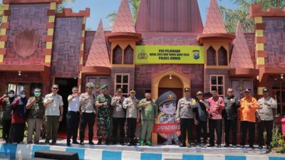 Kapolres Bersama Forkompinda Jember Cek Langsung Pos Pelayanan dan Pos Pantau Nataru 2024