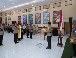 Kapolres Blitar Kota Pimpin Sertijab Wakapolres dan Kapolsek Kepanjenkidul