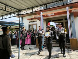 Penghormatan Terakhir kepada Alm Aiptu Windiantoro, SH, Polres Wonogiri Gelar Upacara Pemakaman Secara Dinas Kepolisian