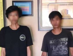 Sabu87,88 gram Disita, Dua Orang Diduga Pengedar Narkoba Diamanakan Polres Kediri Kota