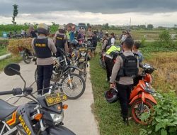 Meresahkan Masyarakat, Polres Tulungagung Amankan 10 Unit Motor Pada Aksi Balap Liar