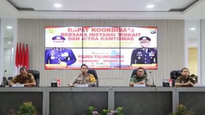 Polres Tulungagung Gelar Rakor Lintas Sektoral Jelang Operasi Lilin Semeru 2023