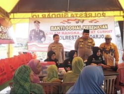 Polresta Sidoarjo Dalam Jumat Curhat Peduli Warga Desa Kupang