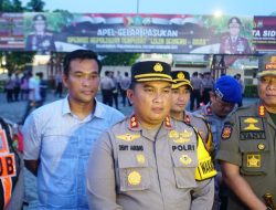 Polresta Sidoarjo Turunkan Ratusan Personil untuk Pengamanan Malam Tahun Baru 2024