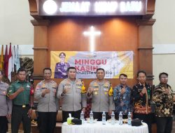 Bertemu Jemaat Gereja, Kapolresta Sidoarjo Terbuka Serap Aspirasi Kamtibmas