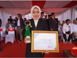 Bupati Mojokerto dr. Ikfina Raih Penghargaan Sebagai Pembina K 3 Terbaik VII Jatim