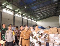 Cek Kesiapan Logistik Pemilu, Forkopimda Bojonegoro Kunjungi Kantor KPU dan Gudang Logistik