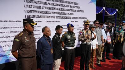 Deklarasi Jateng Zero Knalpot Brong upaya Polda Jateng Wujudkan Pemilu Damai 2024