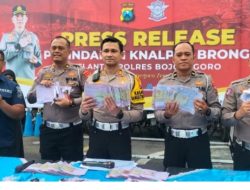 Satlantas Polres Bojonegoro Berhasil Sita 344 Unit Kendaraan dan Knalpot Brong